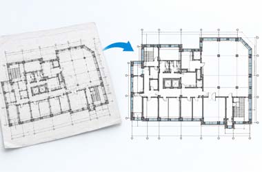 Scan PDF to DWG Conversion